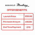 GoBoult Priority Access | Mustang Racer Black Blaze