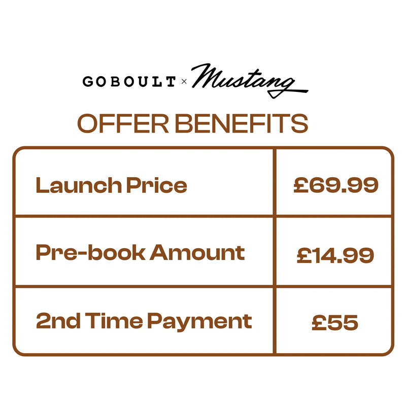 GoBoult Priority Access | Mustang Muscle Frost
