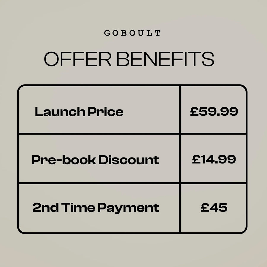 GoBoult Priority Access | Earl Obsidian Black