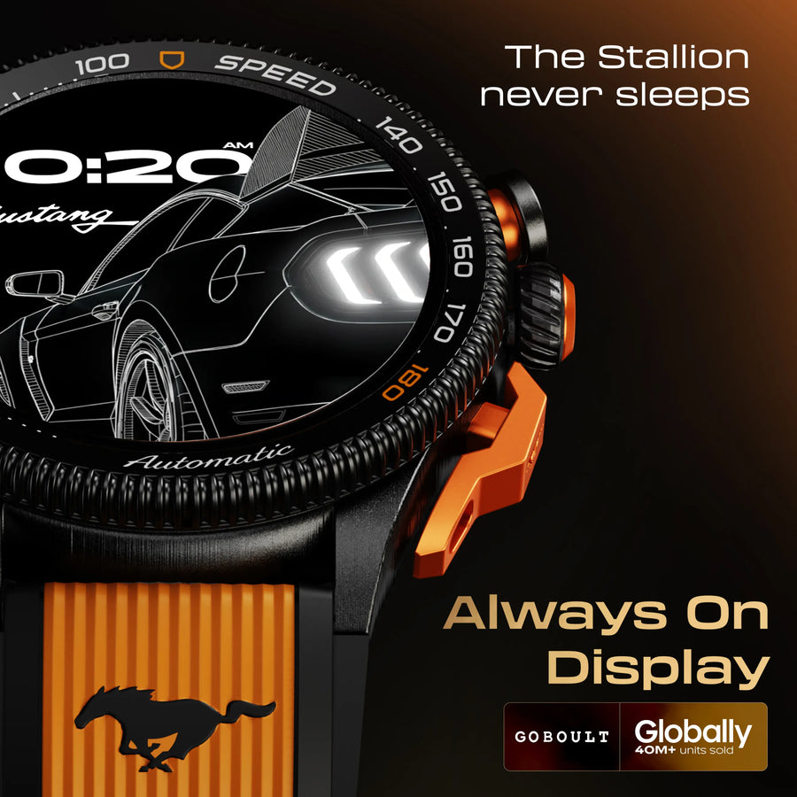 Mustang Stallion Turbo Orange