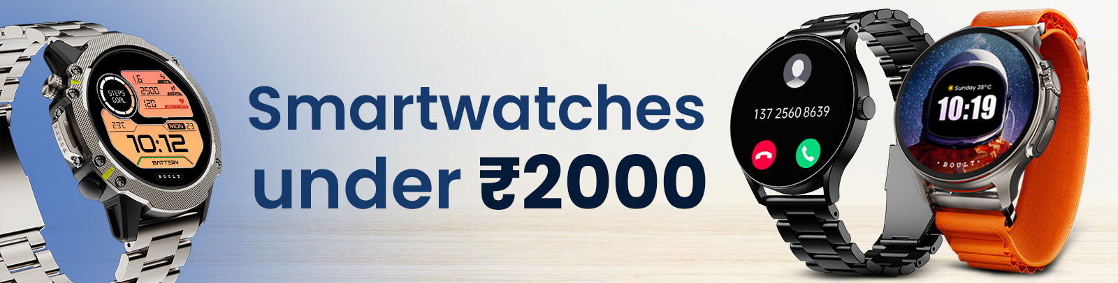 smartwatches under ₹2000 with calling features, health tracking, and stylish bands suitable for daily use.